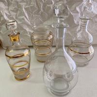 Bottiglie in Vetro VINTAGE Lotto di 4 pezzi