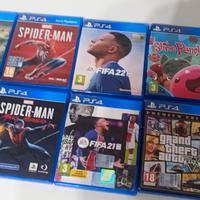 collezione giochi PS 4