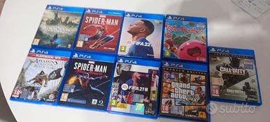 collezione giochi PS 4