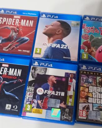 collezione giochi PS 4