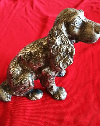 Statua Cocker Spaniel in ottone