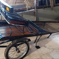 Carrozino in legno per mezza cavalla e pony