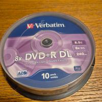 10 DVD DL double layer 8.5 GB Verbatim 8x