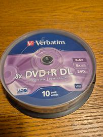 10 DVD DL double layer 8.5 GB Verbatim 8x