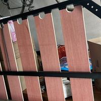 Letto matrimoniale con doghe