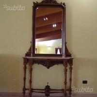Consolle con specchiera antica 800 restaurata