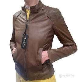 GIACCA IN PELLE ARTIGIANALE BOMBER TG 42 alla 48