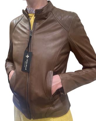 GIACCA IN PELLE ARTIGIANALE BOMBER TG 42 alla 48