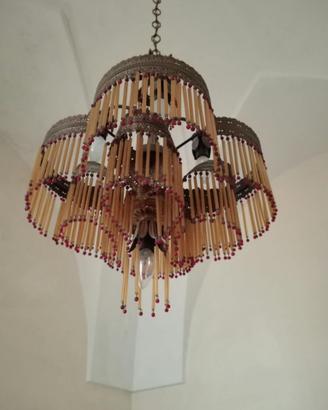 Lampadario vintage in stile Mid-Century