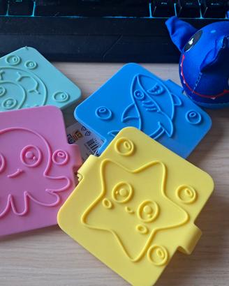 🌟 Kit Sabbiatrice + Peluche Squalo Blu NUOVI! 🦈✨