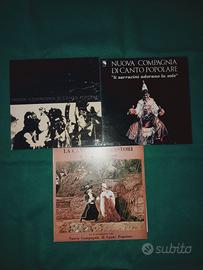 3 Lp della Nuova Compagnia Canto Popolare