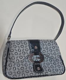 Borsa Guess a spalla grigio vintage con custodia 