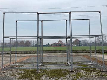 Scaffalatura portatubi in ferro zincato