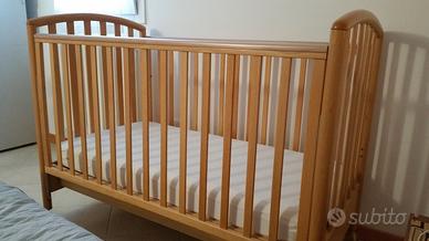 Lettino PALI per neonati e bambini colore Naturale