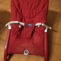 Sdraietta Chicco Pocket Relax colore rosso