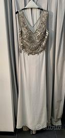 Abito lungo tg.44 con stola