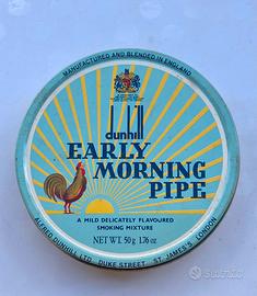Scatola di latta tabacco Dunhill Early Morning