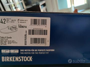Birkenstock Tokio 2 suede rosa taglia 42