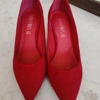 scarpe a spillo rosse