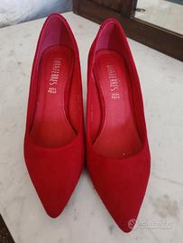 scarpe a spillo rosse