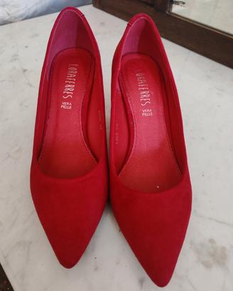 scarpe a spillo rosse