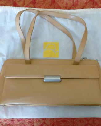 Borsa Mandarina Duck in pelle beige
