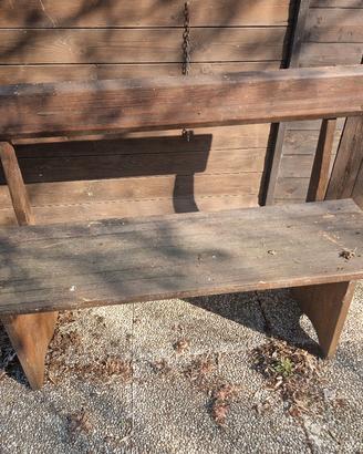 5 panche in legno