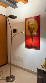 Lampada a piantana doppia a LED