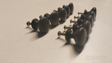 pomelli di ottone anticato