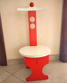 Sedia appendiabiti e portagioie, anni 70