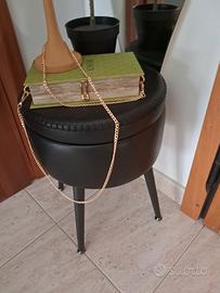 pouff in ecopelle contenitore 