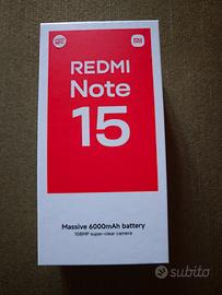 Xiaomi Redmi Note 15 nuovo 