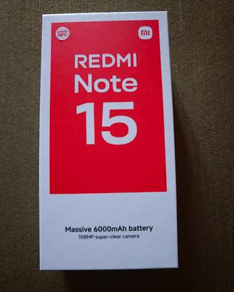 Xiaomi Redmi Note 15 nuovo 