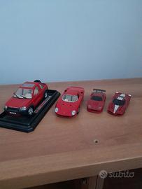 4 modellini automobili