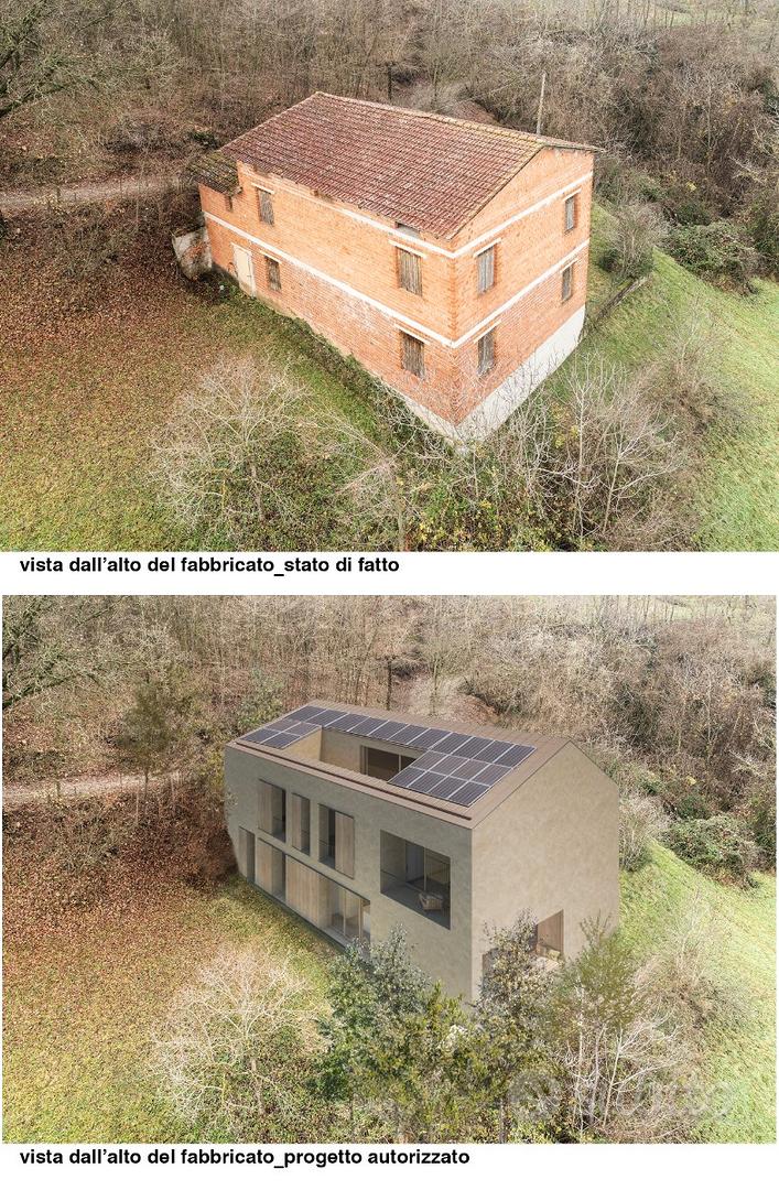 Fabbricato rurale con progetto autorizzato - Vista 2