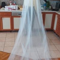Velo da sposa 3 metri doppio strato nuovo.