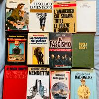 Libri guerre mondiali, pfascismo,soldati, politica