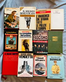 Libri guerre mondiali, pfascismo,soldati, politica