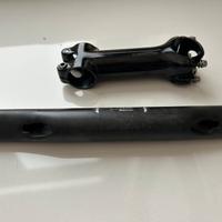 Attacco manubrio sworks 11cm e piega FSA slk 42 cm