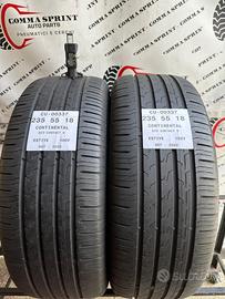 2 PNEUMATICI 235/55 R18 CONTINENTAL ESTIVE 70%