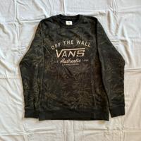 Felpa Vans verde taglia m vintage