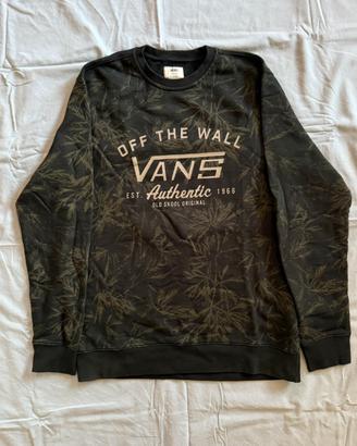 Felpa Vans verde taglia m vintage