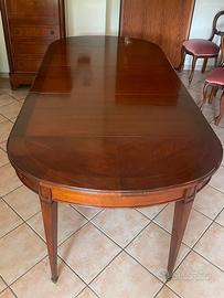 Tavolo ovale legno allungabile