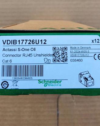 Presa rete RJ45 cat.6 Schneider cod. VDIB17726U12