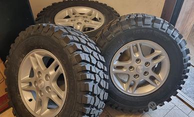 ruote, cerchi, gomme fuoristrada