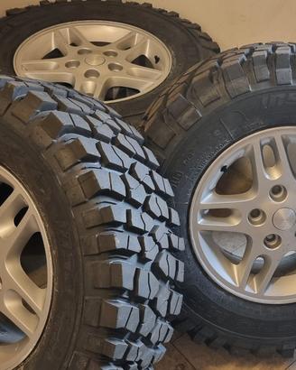 ruote, cerchi, gomme fuoristrada