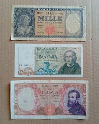 Repubblica Lotto 3 banconote