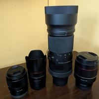 Obiettivi per SONY  E MOUNT