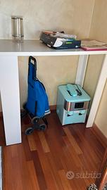 tavolo alto per sgabelli Bianco