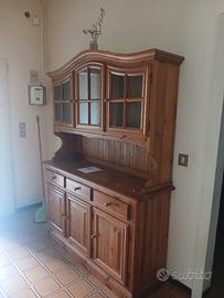 Credenza in legno sala o cucina stile country